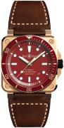 Bell & Ross Herreklokke BR-03-92-DIVER-RED-BRONZE Instruments