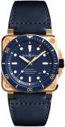 Bell & Ross Herreklokke BR-03-92-DIVER-BRONZE-BLUE Instruments