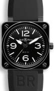 Bell & Ross Herreklokke BR0192-BL-CER-SRB BR 01-92 Sort/Gummi