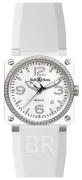 Bell & Ross Herreklokke BR0392-WH-C-D-SRB BR 03-92 Hvit/Gummi