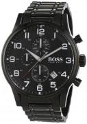 Hugo Boss Herreklokke 1513180 Aeroliner Sort/Stål Ø44 mm