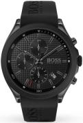 Hugo Boss Herreklokke 1513720 Sort/Gummi Ø44 mm