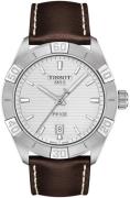 Tissot Herreklokke T101.610.16.031.00 Pr 100 Sølvfarget/Lær Ø42 mm