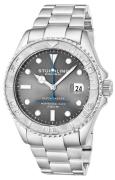 Stührling Original Herreklokke 893.02 Aquadiver Grå/Stål Ø42 mm