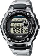 Casio Herreklokke WV-200RD-1AEF Wave Ceptor LCD/Stål Ø47.7 mm