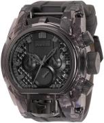 Invicta Herreklokke 34880 Bolt Sort/Gummi Ø52 mm