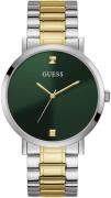 Guess Herreklokke GW0010G2 Grønn/Gulltonet stål Ø44 mm