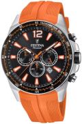 Festina Herreklokke F20376-5 Sort/Gummi Ø46.8 mm