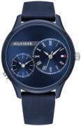 Tommy Hilfiger Dameklokke 1782146 Blå/Gummi Ø38 mm