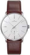 Junghans Herreklokke 27/3200.02 Meister Sølvfarget/Lær Ø37.7 mm