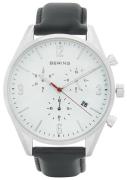 Bering Herreklokke 10542-404 Classic Hvit/Lær Ø42 mm