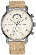 Tommy Hilfiger Herreklokke 1710399 Beige/Lær Ø44 mm