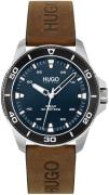 Hugo Boss Herreklokke 1530220 Street Diver Blå/Lær Ø44 mm