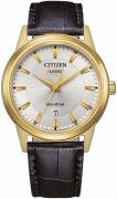 Citizen Herreklokke AW0102-13A Sølvfarget/Lær Ø40 mm