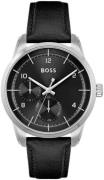 Hugo Boss Herreklokke 1513941 Sophio Sort/Lær Ø42 mm