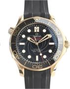 Omega Herreklokke 210.62.42.20.01.001 Seamaster Diver 300M Sort/Gummi