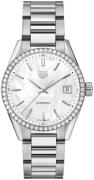 TAG Heuer Dameklokke WBK1316.BA0652 Carrera Lady Hvit/Stål Ø36 mm