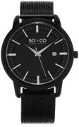 So & Co New York Herreklokke 5207.4 Madison Sort/Stål Ø41 mm