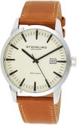 Stührling Original Herreklokke 555.04 Symphony Beige/Lær Ø32 mm