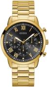 Guess Herreklokke W1309G2 Sort/Gulltonet stål Ø44 mm