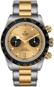 Tudor M79363N-0007 Black Bay Chrono Champagnefarget/Gulltonet stål