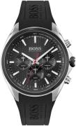 Hugo Boss Herreklokke 1513855 Distinct Sort/Gummi Ø46 mm