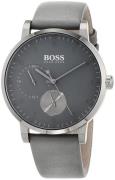 Hugo Boss Herreklokke 1513595 Grå/Lær Ø42 mm