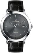 Eterna Herreklokke 2700.41.50.1383 Eternity Grå/Lær Ø40 mm