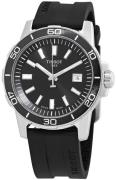 Tissot Herreklokke T125.610.17.051.00 Supersport Sort/Gummi Ø44 mm