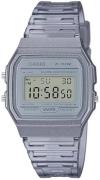 Casio F-91WS-8DF Vintage Grå/Resinplast Ø33 mm