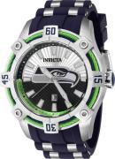 Invicta Herreklokke 42061 NFL Sølvfarget/Stål Ø40 mm