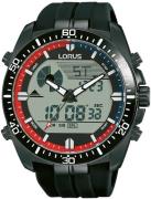 Lorus Herreklokke R2B05AX9 Sports Sort/Plast Ø46 mm