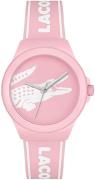 Lacoste Dameklokke 2001218 Neocroc Rosa/Plast Ø38 mm