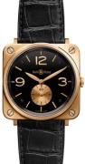 Bell & Ross Herreklokke BRS-PKGOLD-BLACK_D BR S Mecanique