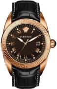 Versace Herreklokke VFE080013 V Sport II Sort/Lær Ø42 mm