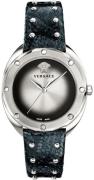 Versace Dameklokke VEBM00118 Shadov Sort/Lær Ø39 mm