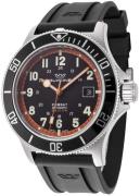 Glycine Herreklokke GL0431 Combat Sort/Gummi Ø42 mm