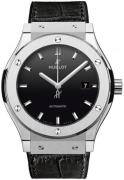 Hublot Herreklokke 542.NX.1270.LR Classic Fusion Sort/Gummi Ø42 mm