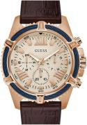 Guess Herreklokke GW0053G4 Hvit/Gummi Ø48 mm