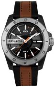 Police Herreklokke R1453310002 Sort/Lær Ø46 mm