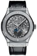 Hublot Herreklokke 547.NX.0170.LR Classic Fusion Skjelettkuttet/Lær