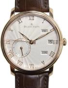 Blancpain Herreklokke 6670-3642-55B Villeret Sølvfarget/Lær Ø40 mm