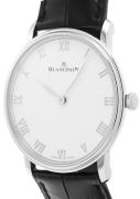 Blancpain Herreklokke 6605-1127-55 Villeret Hvit/Lær Ø40 mm