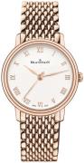 Blancpain Dameklokke 6104-3642-MMB Villeret Hvit/18 karat rosé gull