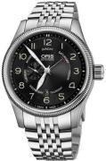 Oris Herreklokke 01 745 7688 4064-07 8 22 30 Aviation Sort/Stål Ø44