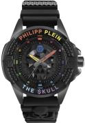 Philipp Plein Herreklokke PWAAA0621 The Skull Sort/Gummi Ø44 mm