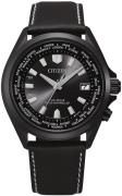 Citizen Herreklokke CB0225-14E Radio Controlled Sort/Lær Ø42 mm