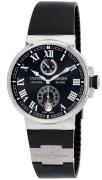 Ulysse Nardin Herreklokke 1183-126-3-42 Marine Collection Sort/Gummi