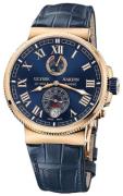 Ulysse Nardin Herreklokke 1186-126-43 Marine Collection Blå/Lær