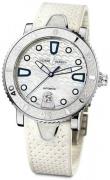 Ulysse Nardin Dameklokke 8103-101-3-00 Ladies Diver Hvit/Gummi Ø40 mm